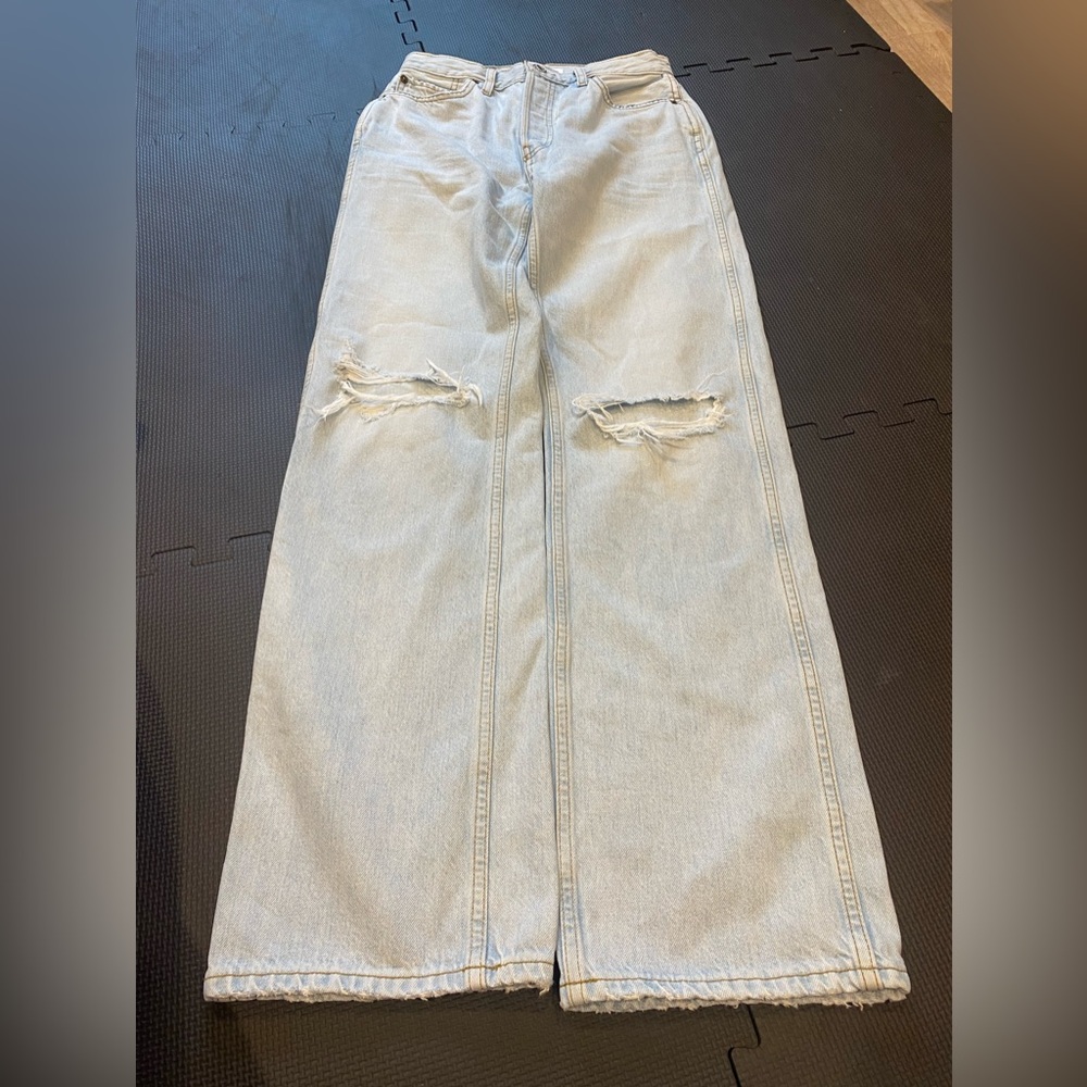 Re/Done Light Blue Women Jeans